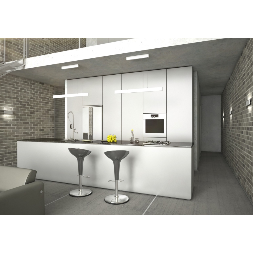 Immax NEO - Dimmbare LED Hängeleuchte LISTON LED/18W/100-240V 118,5 cm + Fernbedienung Tuya