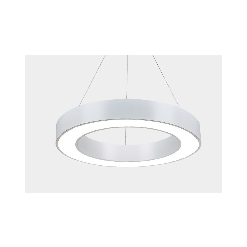 Immax NEO - Lampadario LED dimmerabile a sospensione con filo PASTEL LED/52W/230V 60 cm bianco Tuya