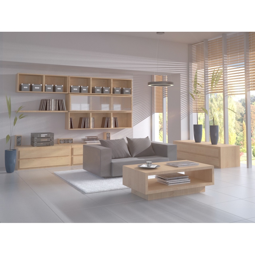 Immax NEO - Lampadario LED dimmerabile a sospensione con filo PASTEL LED/52W/230V 60 cm bianco Tuya