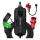 Immax - Station de recharge portable EV pour véhicules électriques, Type 2 (AC) 16 A / 380 V, 11 kW, avec prise 230 V et câble de 5 m, compatible Wi‑Fi Tuya
