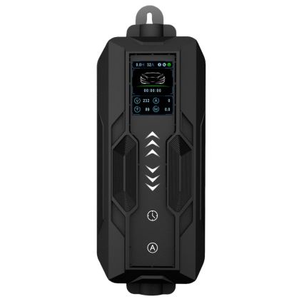 Immax - Stazione di ricarica per auto elettriche da viaggio AC Type 2 32A/380V 22kW 5m + custodia