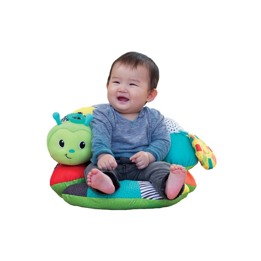 Infantino - Bauchzeit-Kissen für Kinder 2-in-1 Raupe