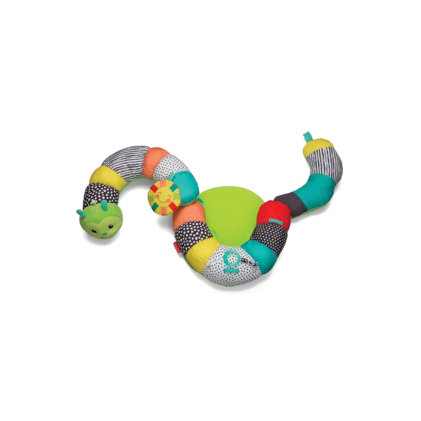 Infantino - Bauchzeit-Kissen für Kinder 2-in-1 Raupe