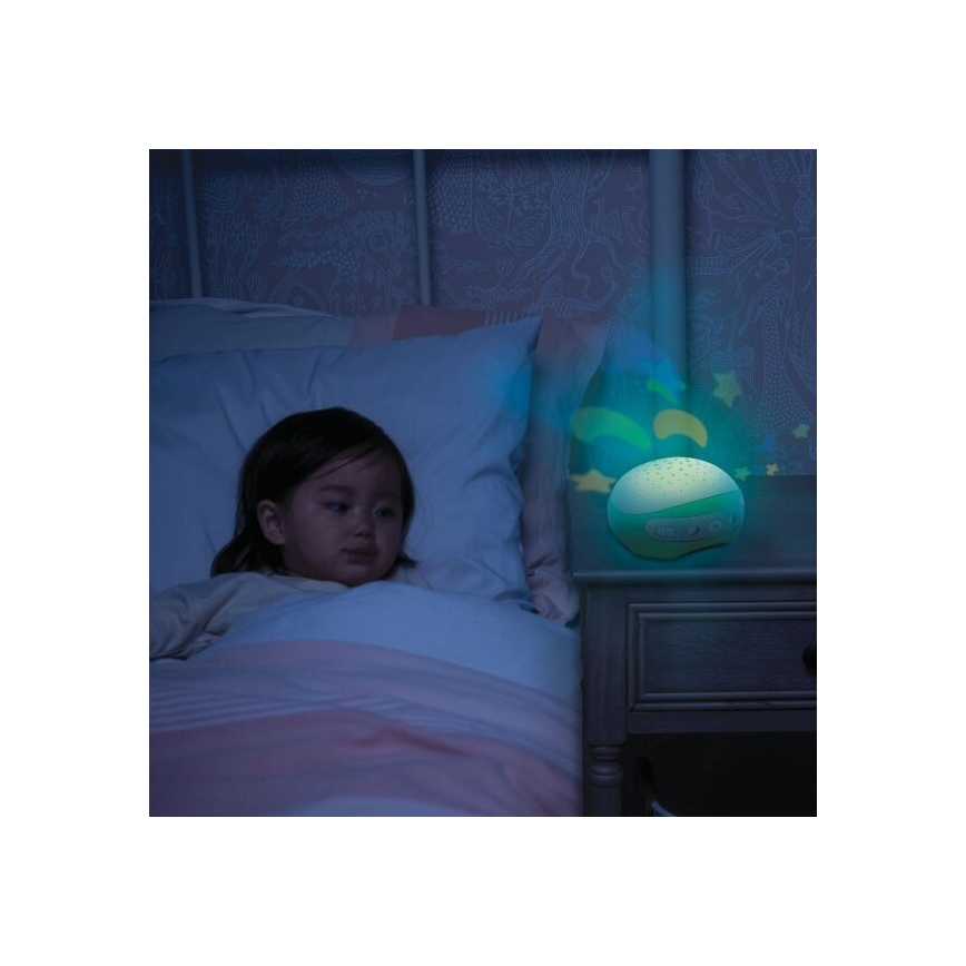 Infantino - Berceau pour bébé portable avec melody 3en1 3xAA vert