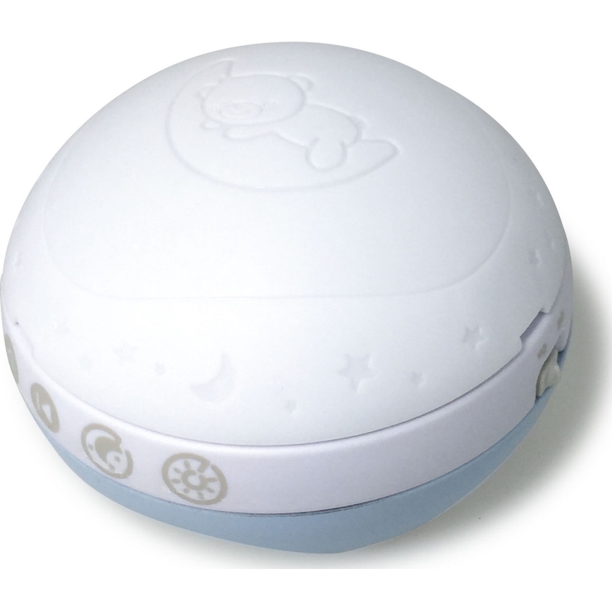 Infantino - Giostrina musicale 3 in 1 per culla con telecomando 3xAAA blu
