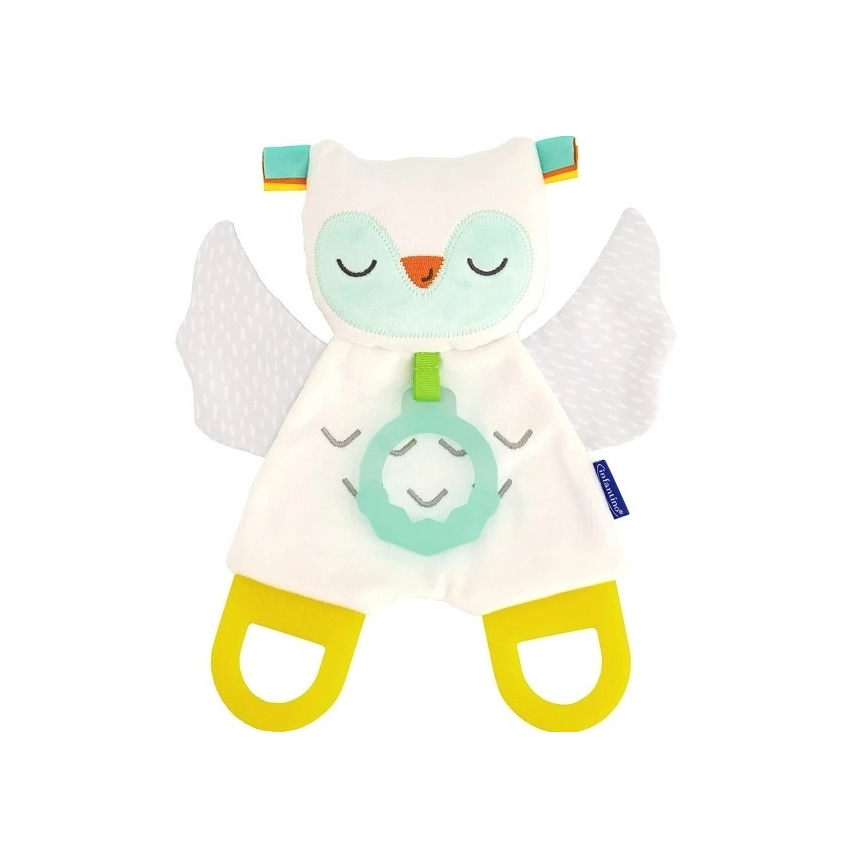Infantino - Lampe de chevet avec peluche phosphorescente Owl
