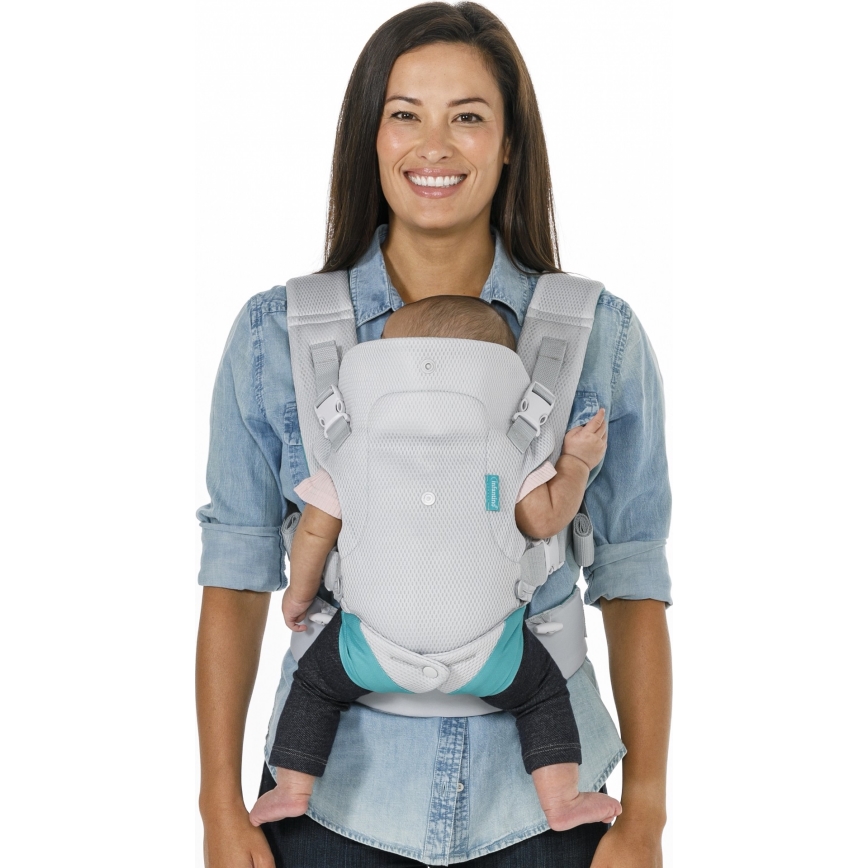 Infantino - Marsupio FLIP 4in1 grigio chiaro