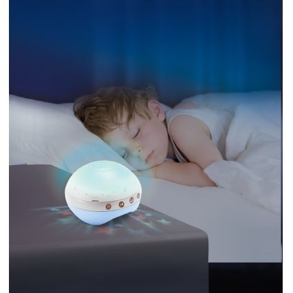 Infantino - Mobile de berceau d'enfant avec mélodie 3en1 3xAAA bleu