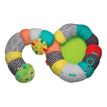 Infantino - Oreiller pour enfant 2en1 chenille