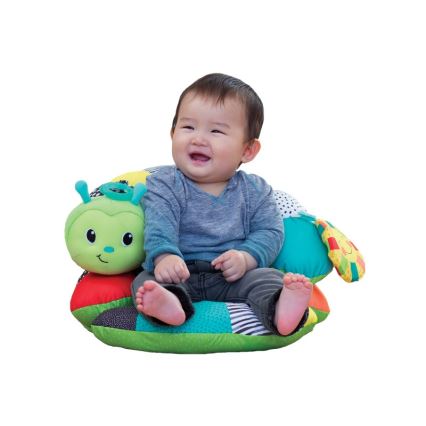 Infantino - Oreiller pour enfant 2en1 chenille