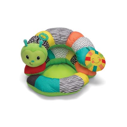 Infantino - Oreiller pour enfant 2en1 chenille