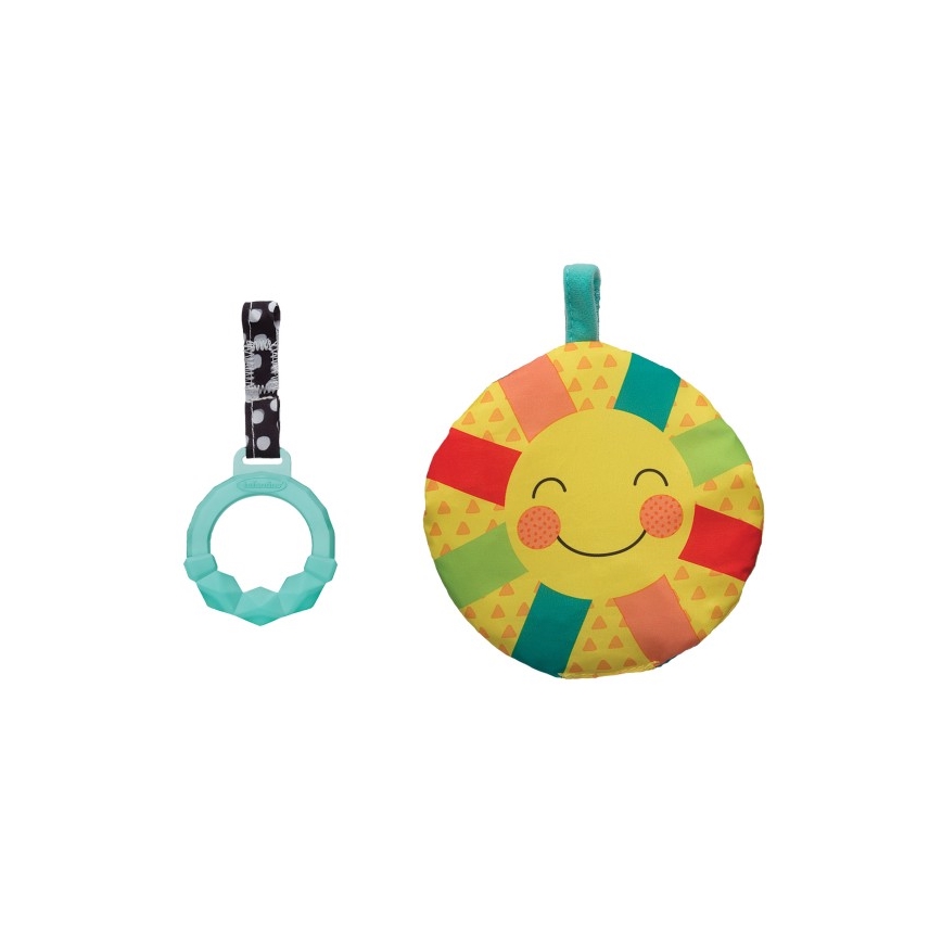 Infantino - Oreiller pour enfant 2en1 chenille