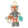 Infantino - Plüschtier mit Beißring 30 cm Fuchs
