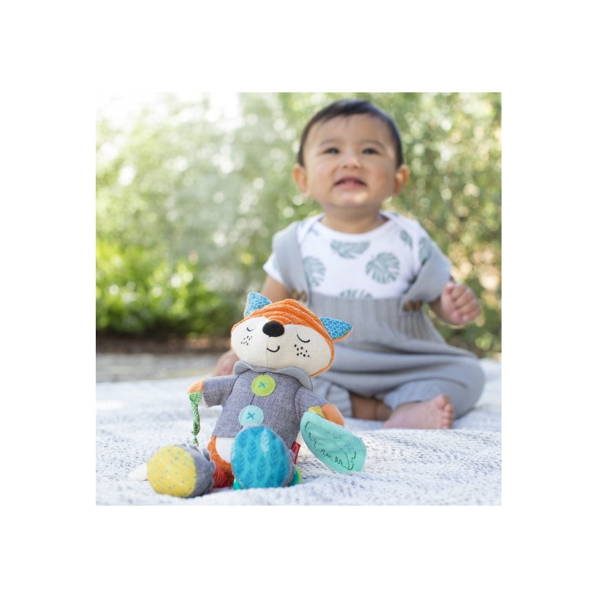 Infantino - Plüschtier mit Beißring 30 cm Fuchs
