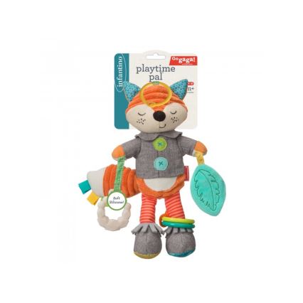 Infantino - Plüschtier mit Beißring 30 cm Fuchs