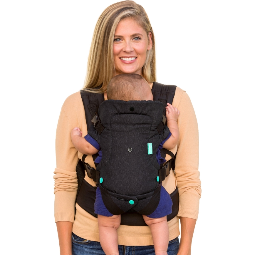 Infantino - Porte-bébé FLIP ADVANCED 4en1 noir