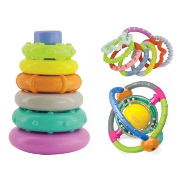 Infantino - Set di giocattoli BOX OF CHEER