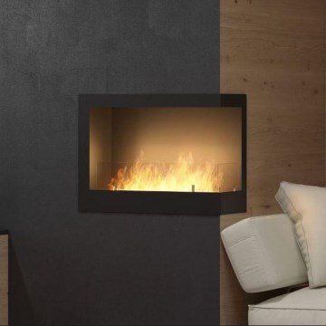 InFire - Angolo Caminetto BIO 45x60 cm 3kW nero
