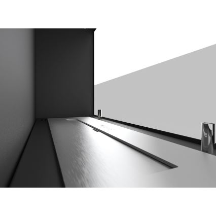 InFire - Angolo Caminetto BIO 45x60 cm 3kW nero