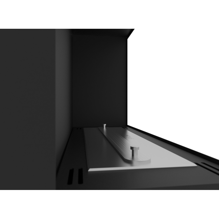 InFire - Angolo Caminetto BIO 45x60 cm 3kW nero