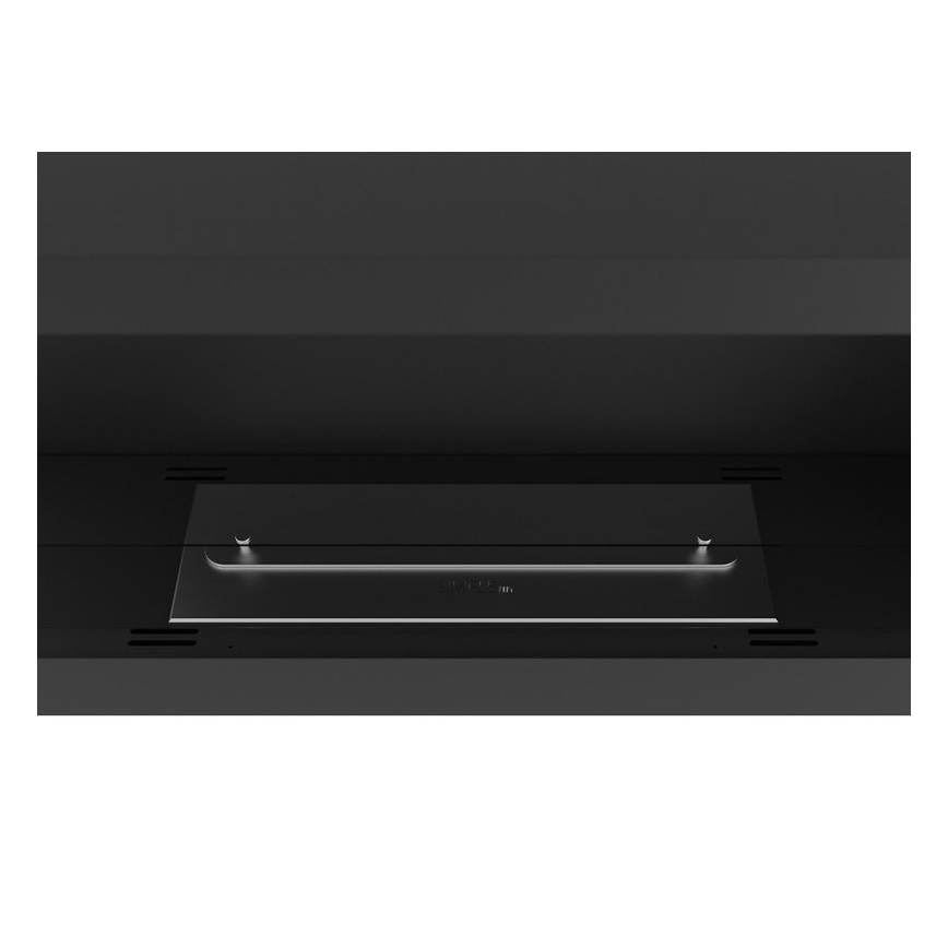 InFire - Angolo Caminetto BIO 45x90 cm 3kW nero