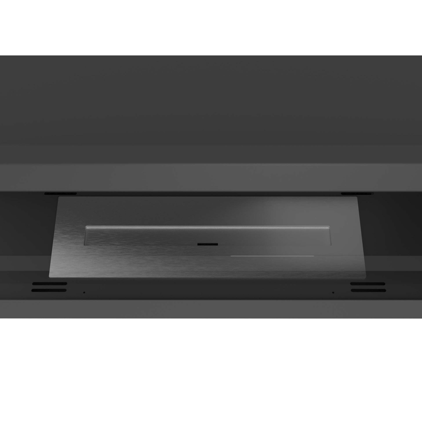InFire - Angolo Caminetto BIO 45x90 cm 3kW nero