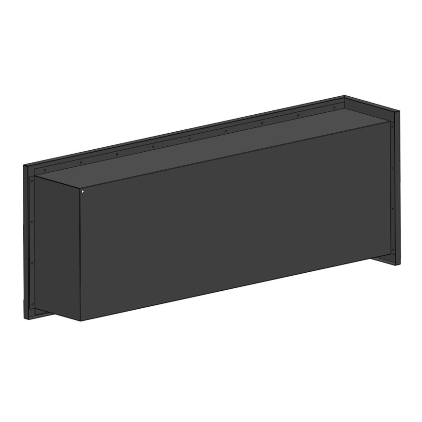 InFire - BIO-Eckkamin 45x120 cm 3kW schwarz