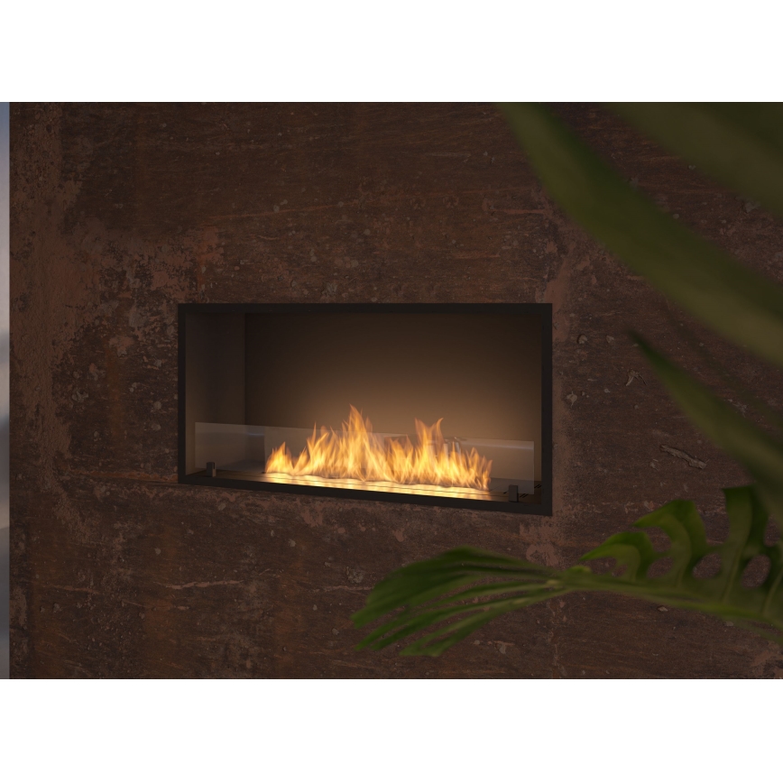 InFire - BIO-Einbaukamin 49,4x104,4 cm 6kW schwarz