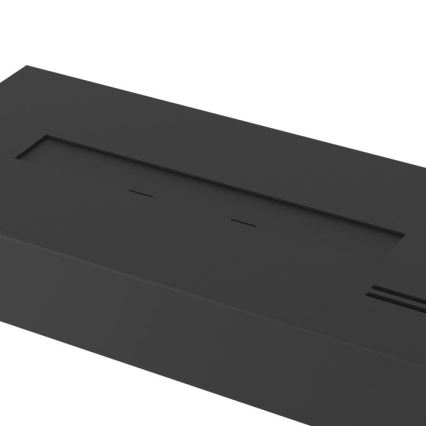 InFire - Caminetto BIO 8x40 cm 3kW nero