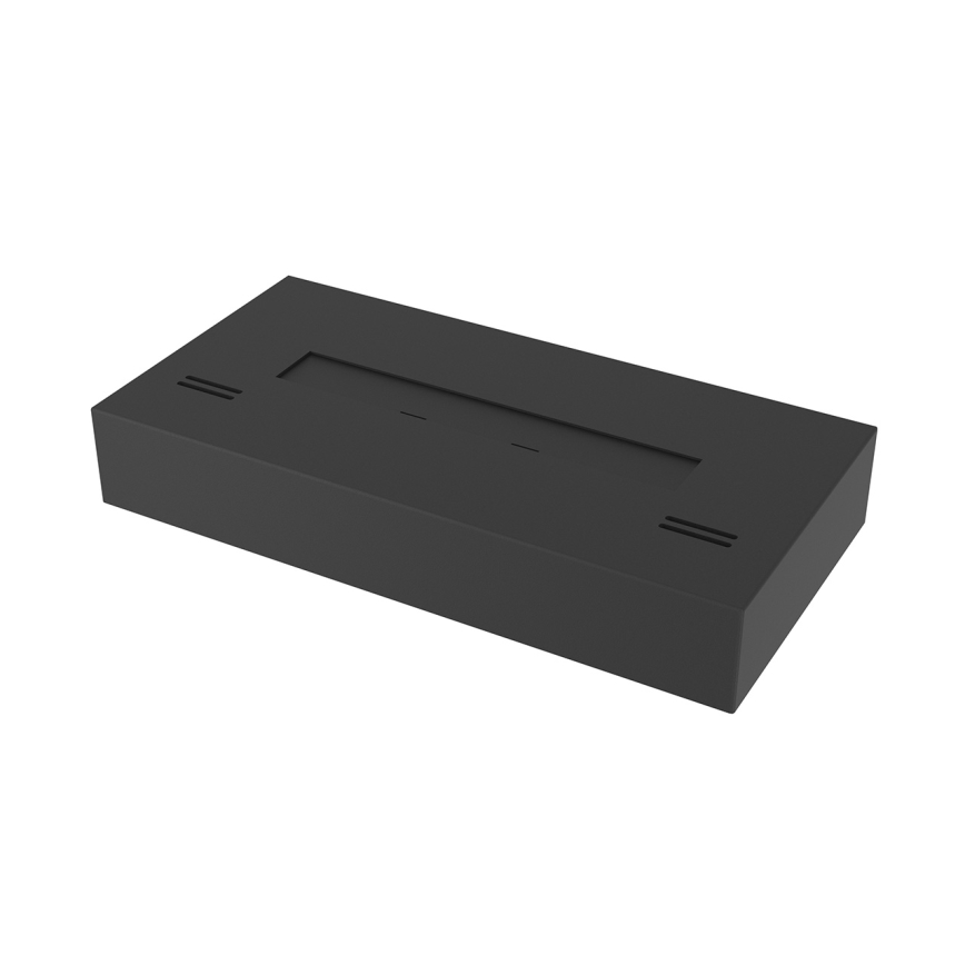 InFire - Caminetto BIO 8x50 cm 3kW nero