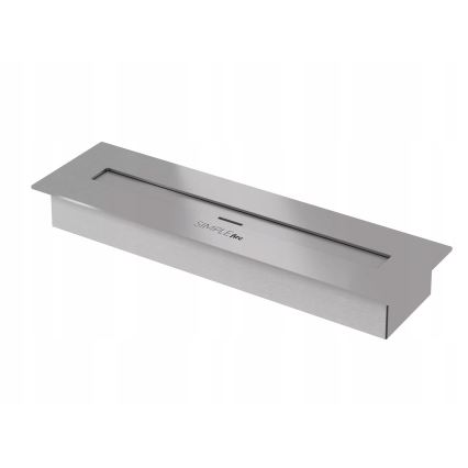 InFire - Caminetto BIO 8x60 cm 3kW nero