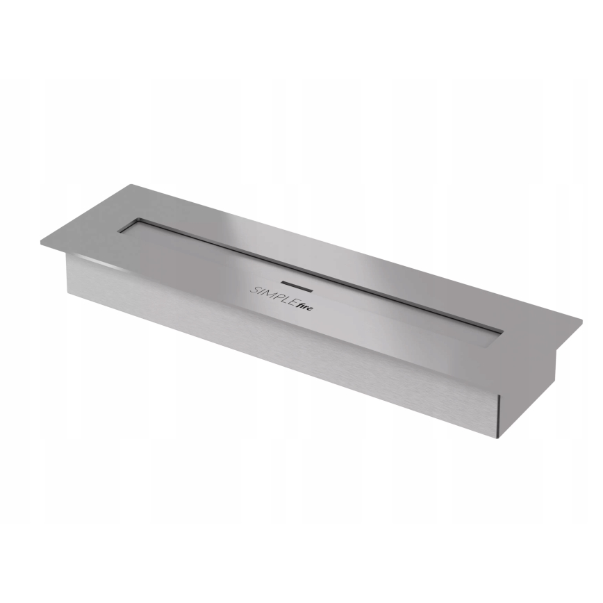 InFire - Caminetto BIO 8x60 cm 3kW nero