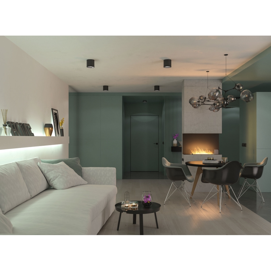 InFire - Caminetto BIO da incasso 80x45 cm 3kW nero
