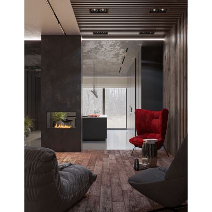 InFire - Caminetto Integrato  BIO 48,5x83,5 cm 3,5kW nero