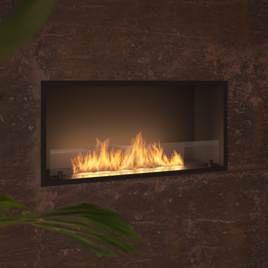 InFire - Caminetto Integrato  BIO 49,4x104,4 cm 6kW nero