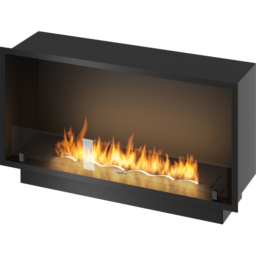 InFire - Caminetto Integrato  BIO 49,4x104,4 cm 6kW nero