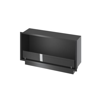InFire - Caminetto Integrato  BIO 49,4x104,4 cm 6kW nero