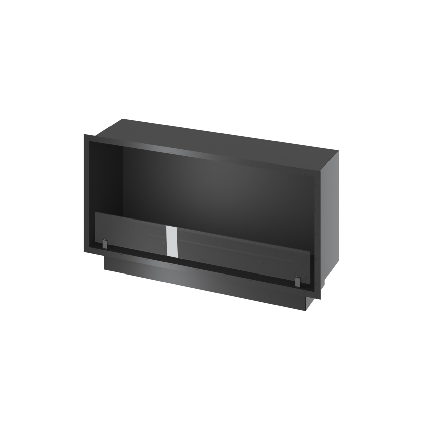 InFire - Caminetto Integrato  BIO 49,4x104,4 cm 6kW nero