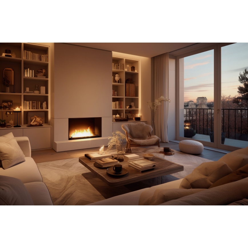 InFire -Caminetto Integrato  BIO 49,4x84,4 cm 3,5kW nero