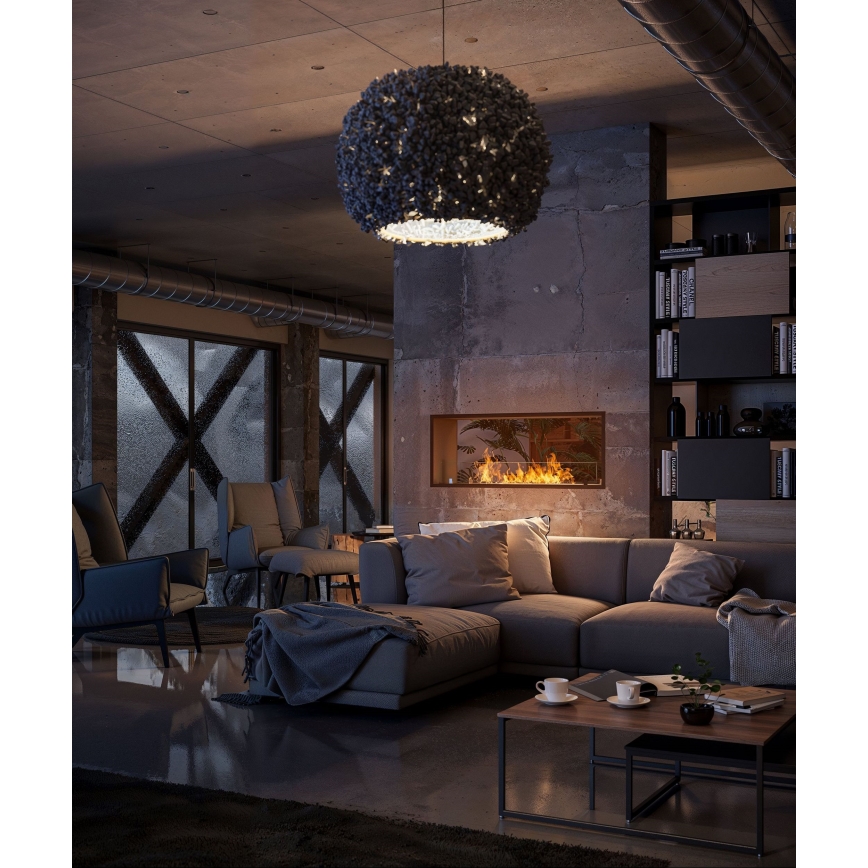 InFire - Cheminée encastrée BIO 48,5x123,5 cm 6kW noir