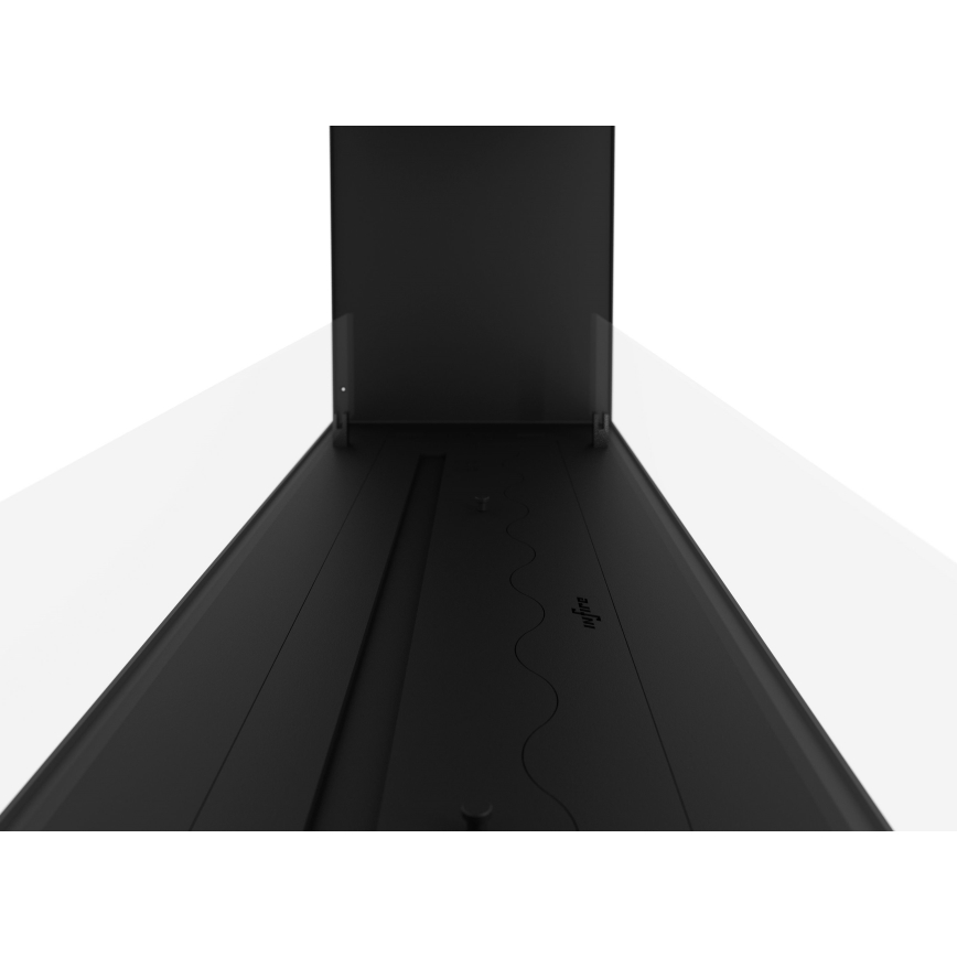 InFire - Cheminée encastrée BIO 48,5x123,5 cm 6kW noir