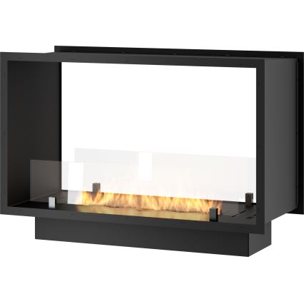 InFire - Cheminée encastrée BIO 48,5x83,5 cm 3,5kW noir