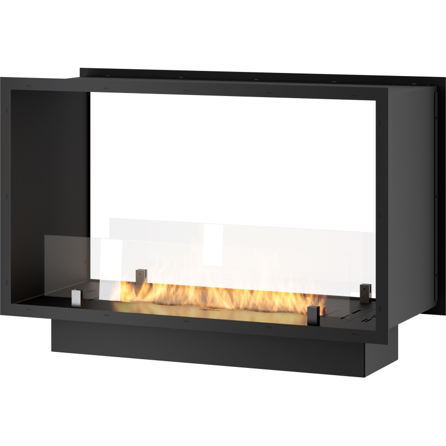 InFire - Cheminée encastrée BIO 48,5x83,5 cm 3,5kW noir