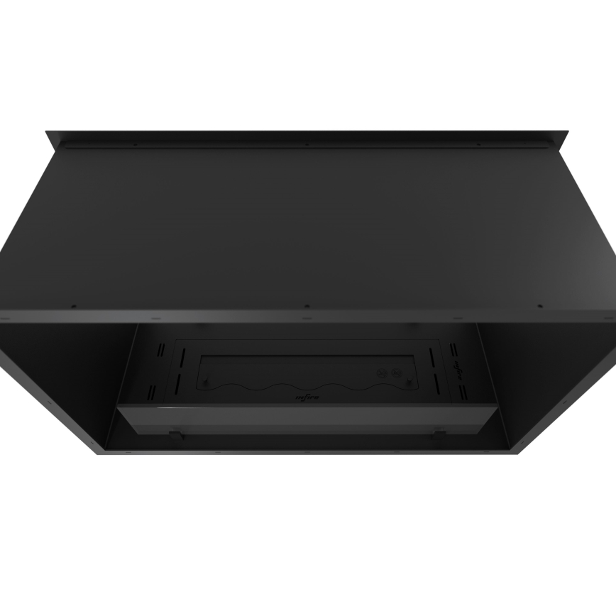 InFire - Cheminée encastrée BIO 48,5x83,5 cm 3,5kW noir