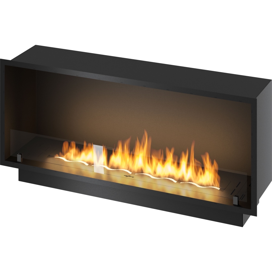 InFire - Cheminée encastrée BIO 49,4x124,4 cm 6kW noir