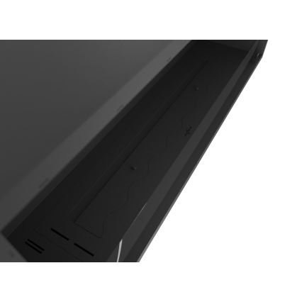 InFire - Cheminée encastrée BIO 49,4x124,4 cm 6kW noir