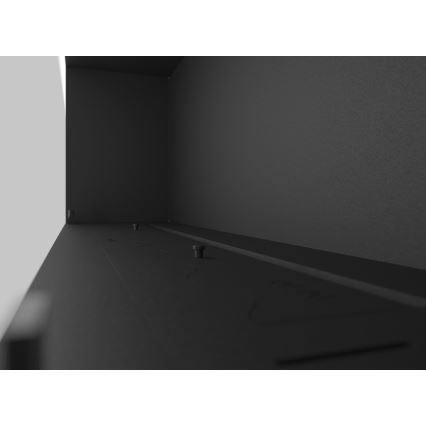 InFire - Cheminée encastrée BIO 49,4x124,4 cm 6kW noir