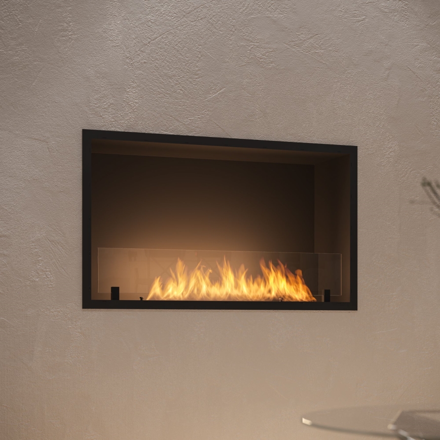 InFire - Cheminée encastrée BIO 49,4x84,4 cm 3,5kW noir
