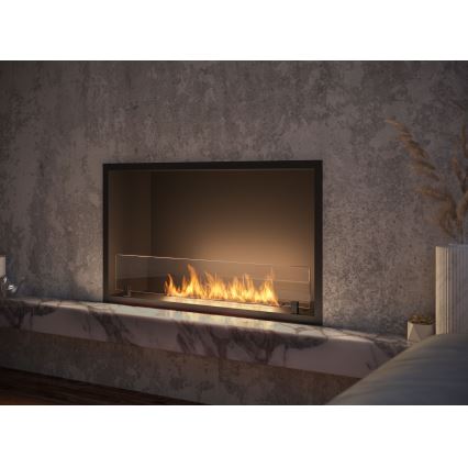 InFire - Cheminée encastrée BIO 49,4x84,4 cm 3,5kW noir