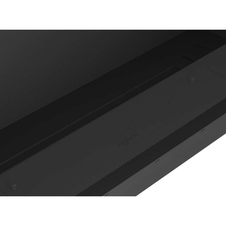 InFire - Cheminée encastrée BIO 49,4x84,4 cm 3,5kW noir